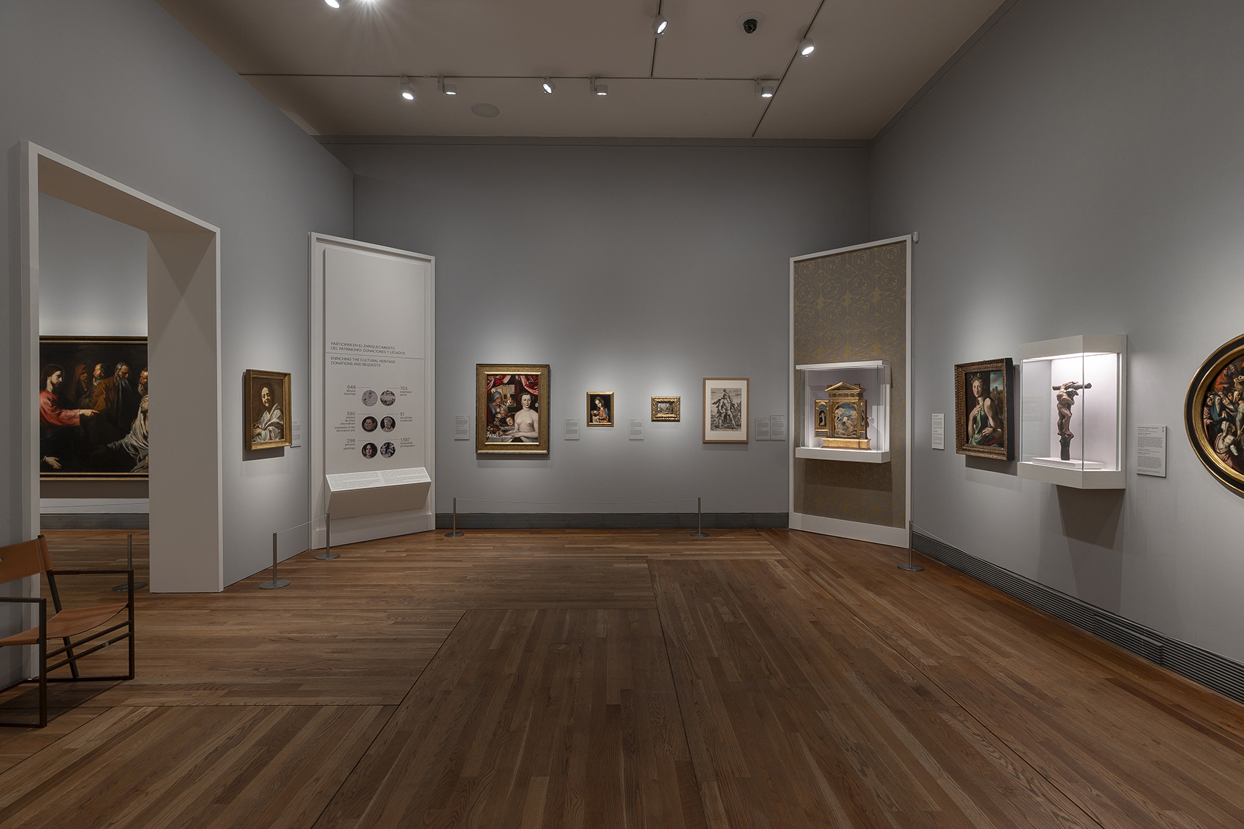 Image of the exhibition galleries “Prado. 21st Century”. Photo © Museo Nacional del Prado.