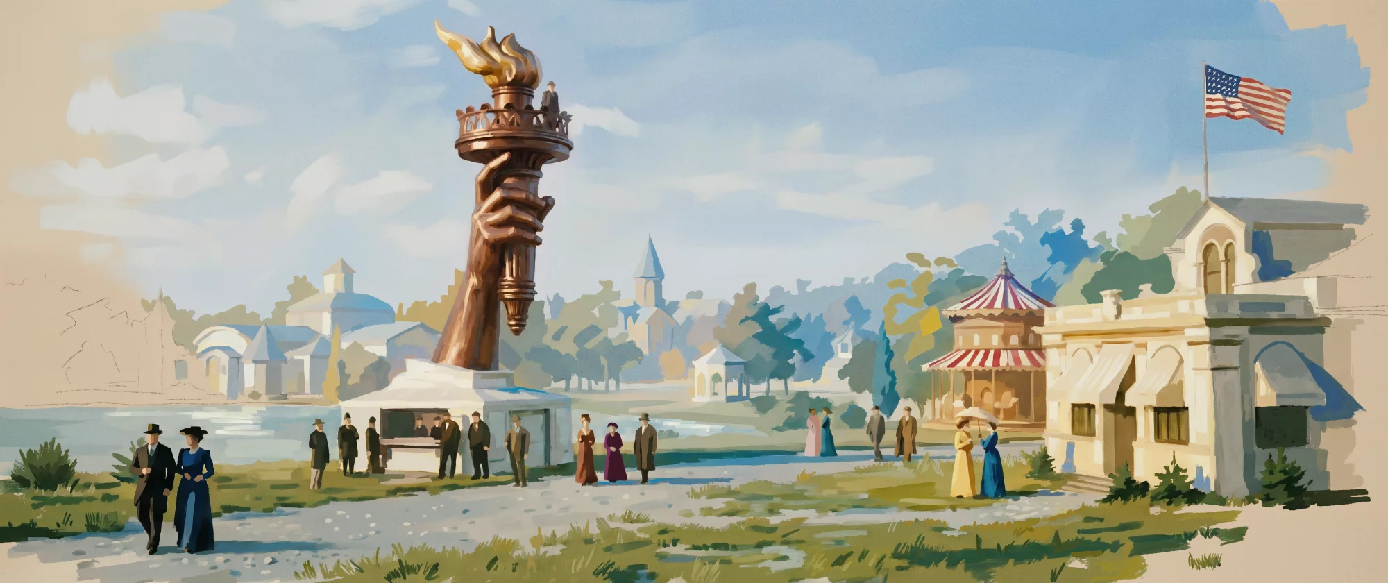 Exhibition image for A Statue for Liberty, Bartholdi’s dream, from Paris to New York