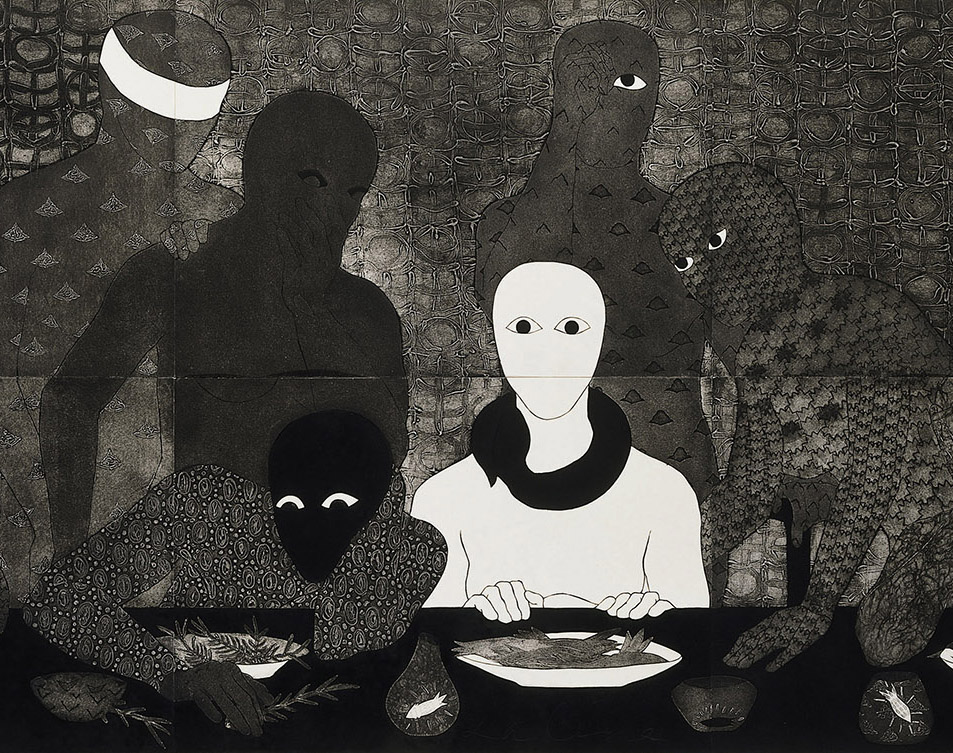 Exhibition image for Belkis Ayón Mito y desobediencia