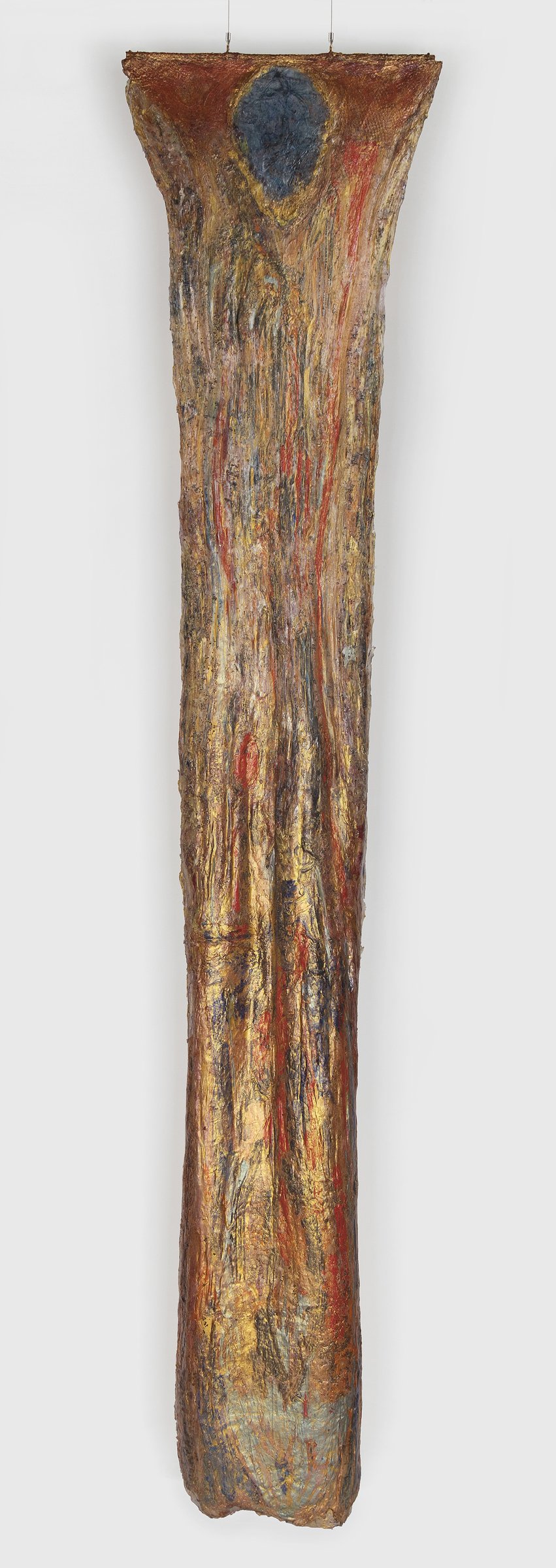 Suzanne Jackson, A Hole in the Marker–Mary Turner 1918, 2020, a hanging work of acrylic, lace and netting