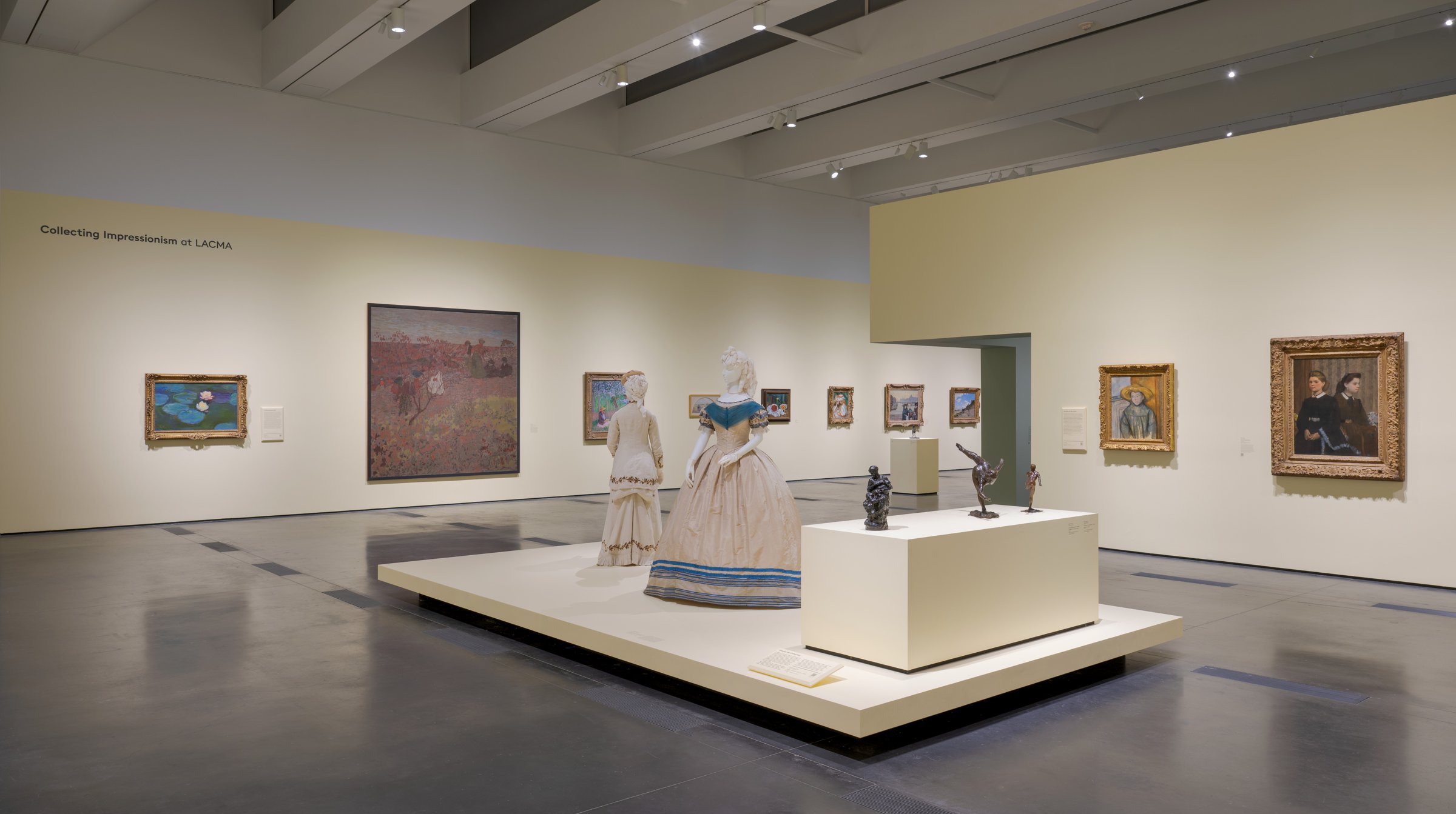 Installation view of Collecting Impressionism at LACMA at the Los Angeles County Museum of Art (2)