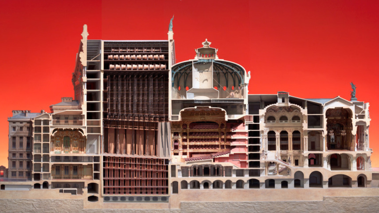 Exhibition image for Vertigo Richard Peduzzi at Orsay