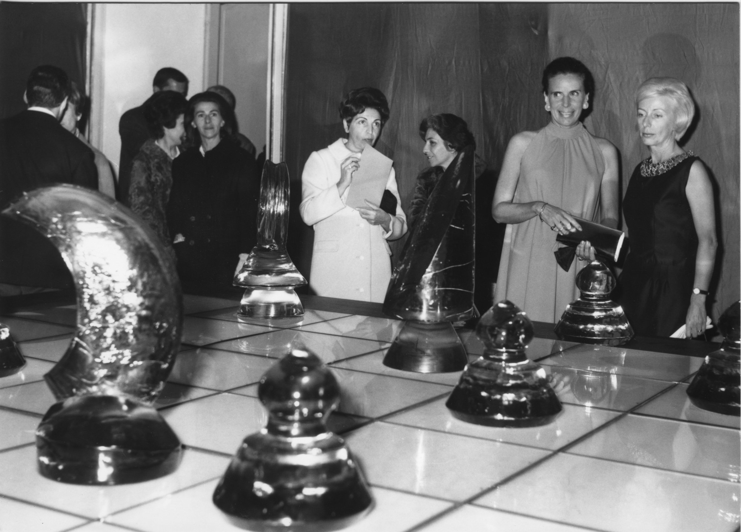 Opening of the XXIII Mostra della Fucina degli Angeli, Galleria Martano, Turin, 1967