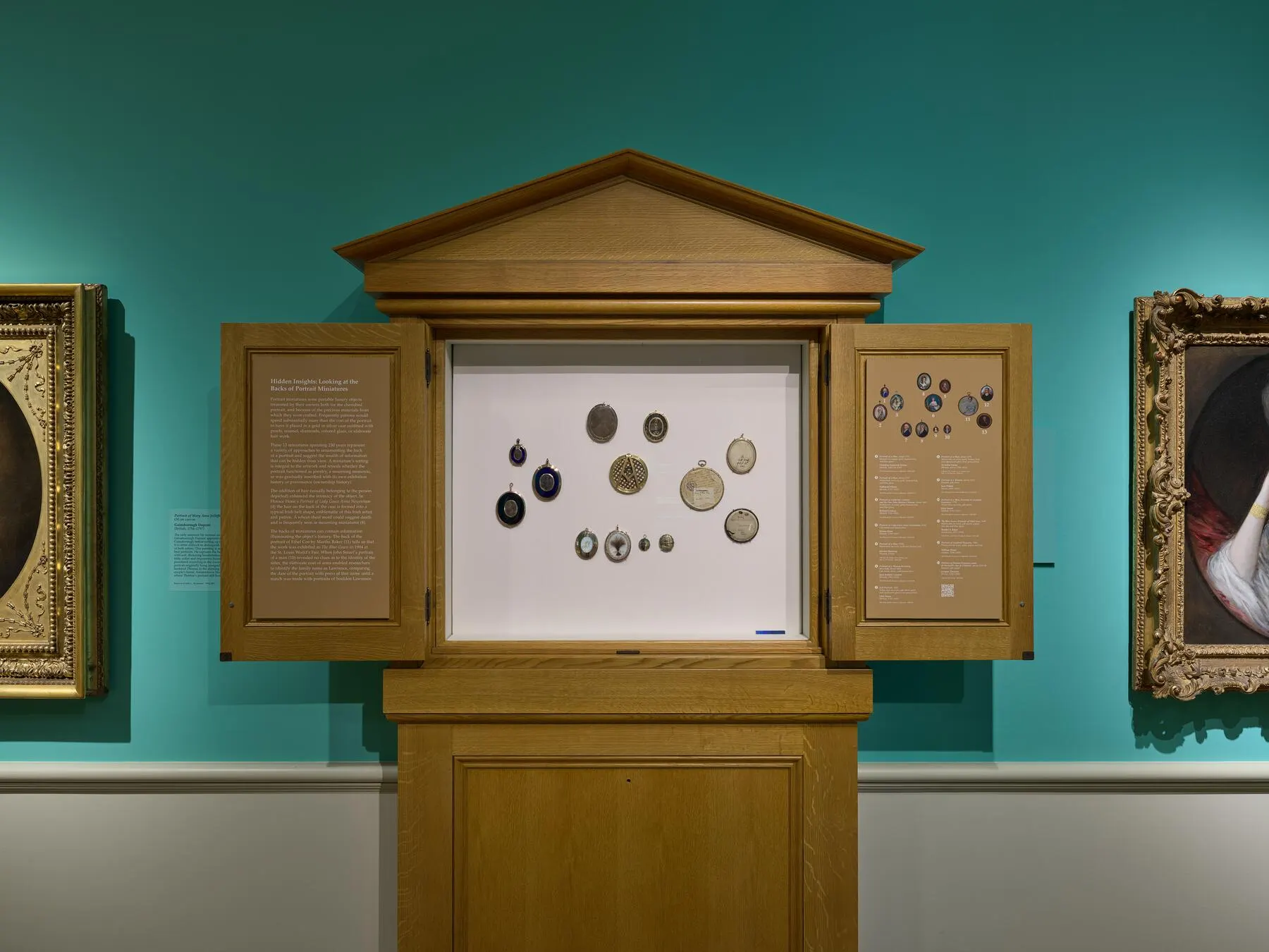Exhibition image for Hidden Insights: Looking at the Backs of Portrait Miniatures