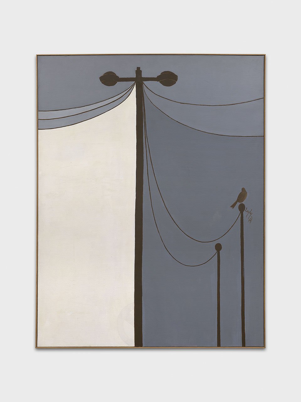 Leyly Matine-Daftary, Untitled, 1974, oil on canvas