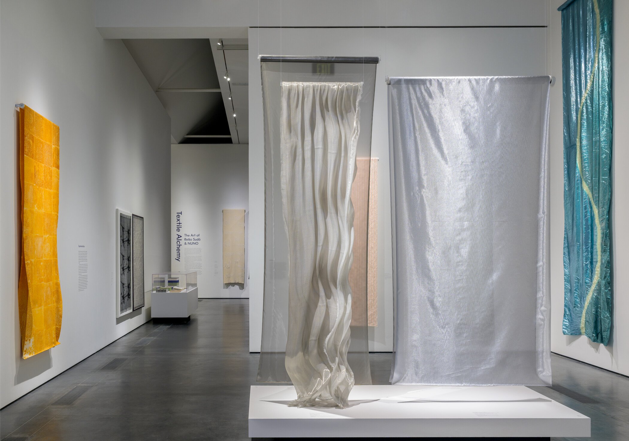 Installation view of Textile Alchemy: The Art of Reiko Sudō & NUNO at the Los Angeles County Museum of Art (1)