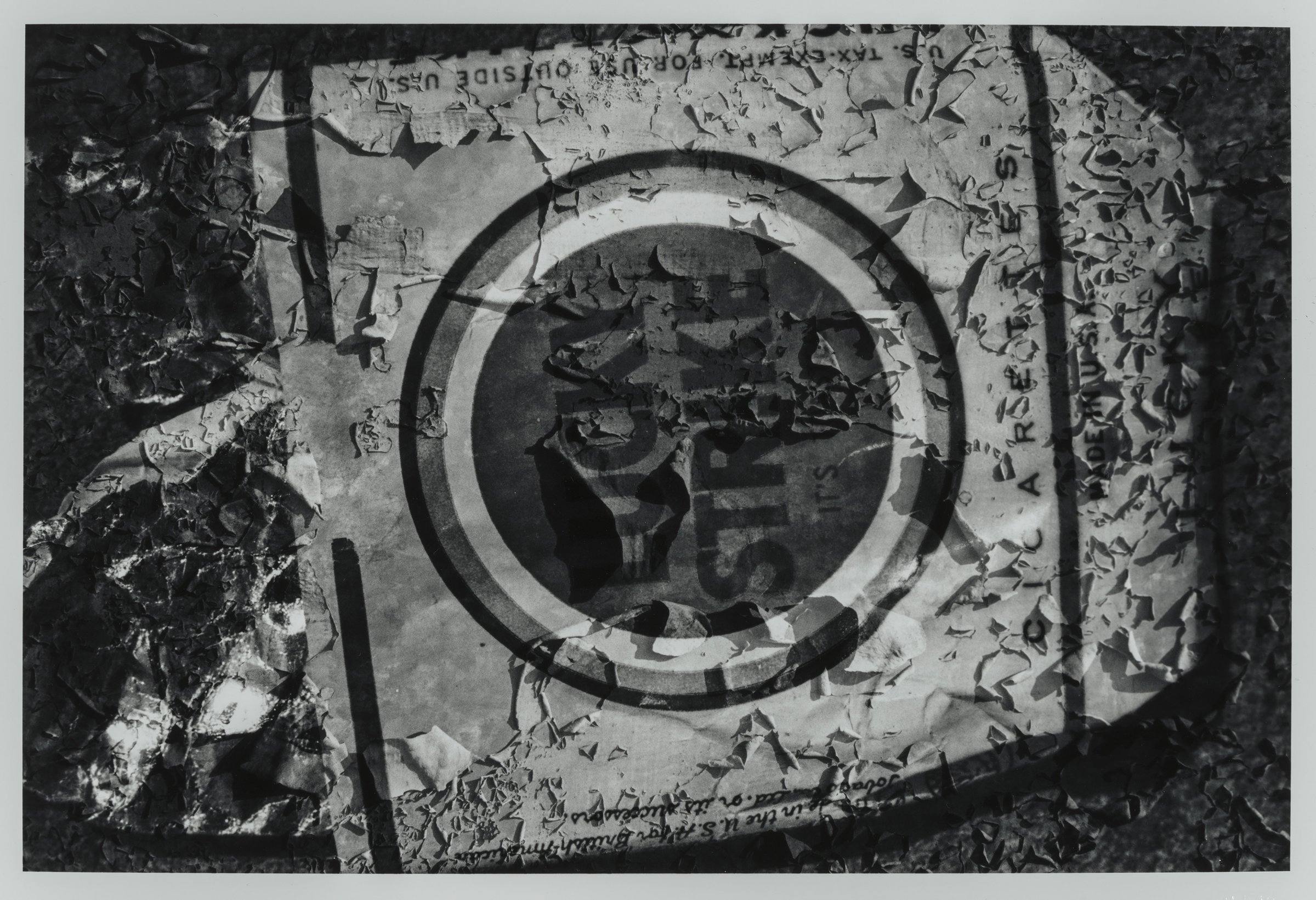 Kawada Kikuji, from the series Chizu / The Map, gelatin silver print: Lucky Strike