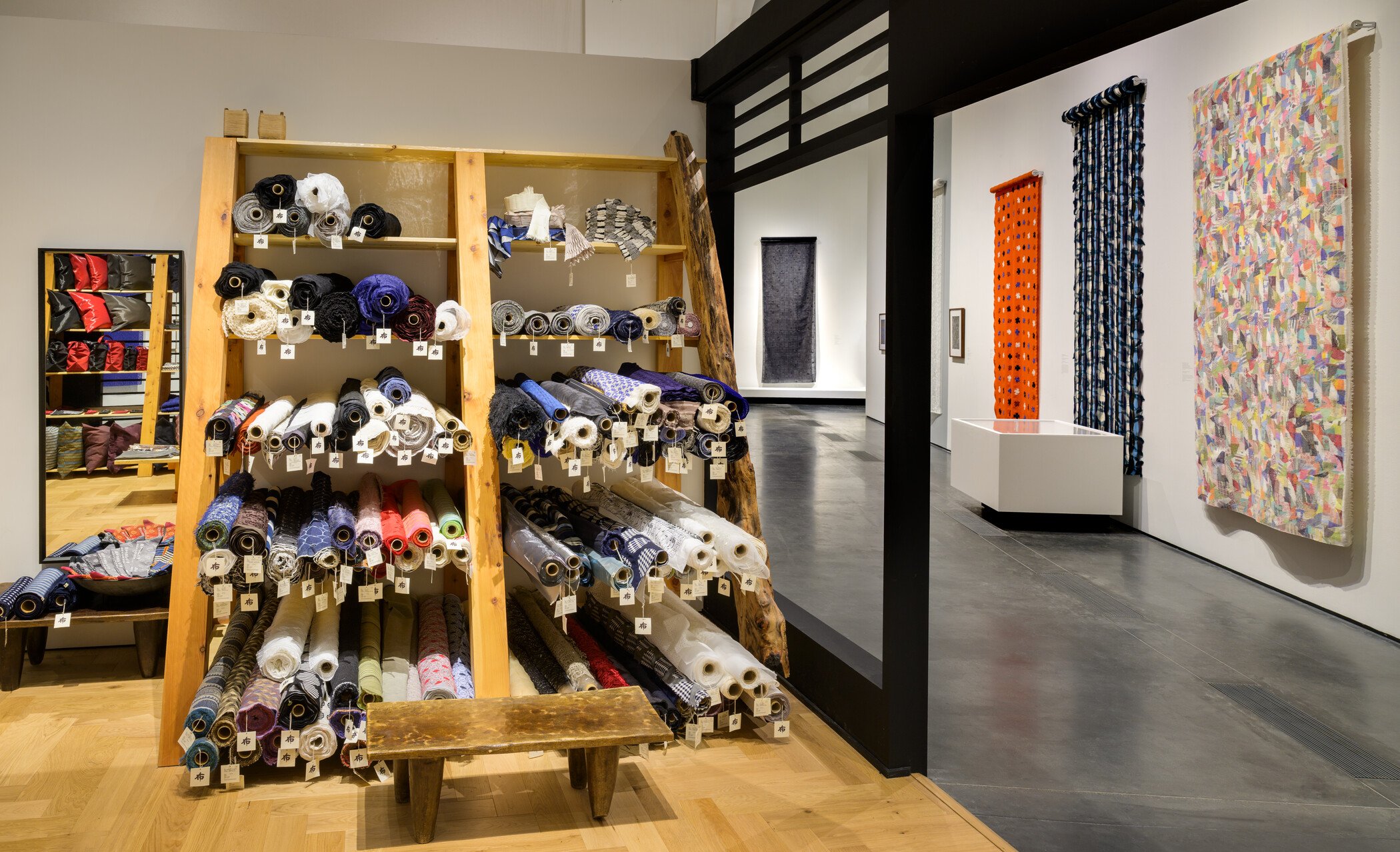 Installation view of Textile Alchemy: The Art of Reiko Sudō & NUNO at the Los Angeles County Museum of Art (6)