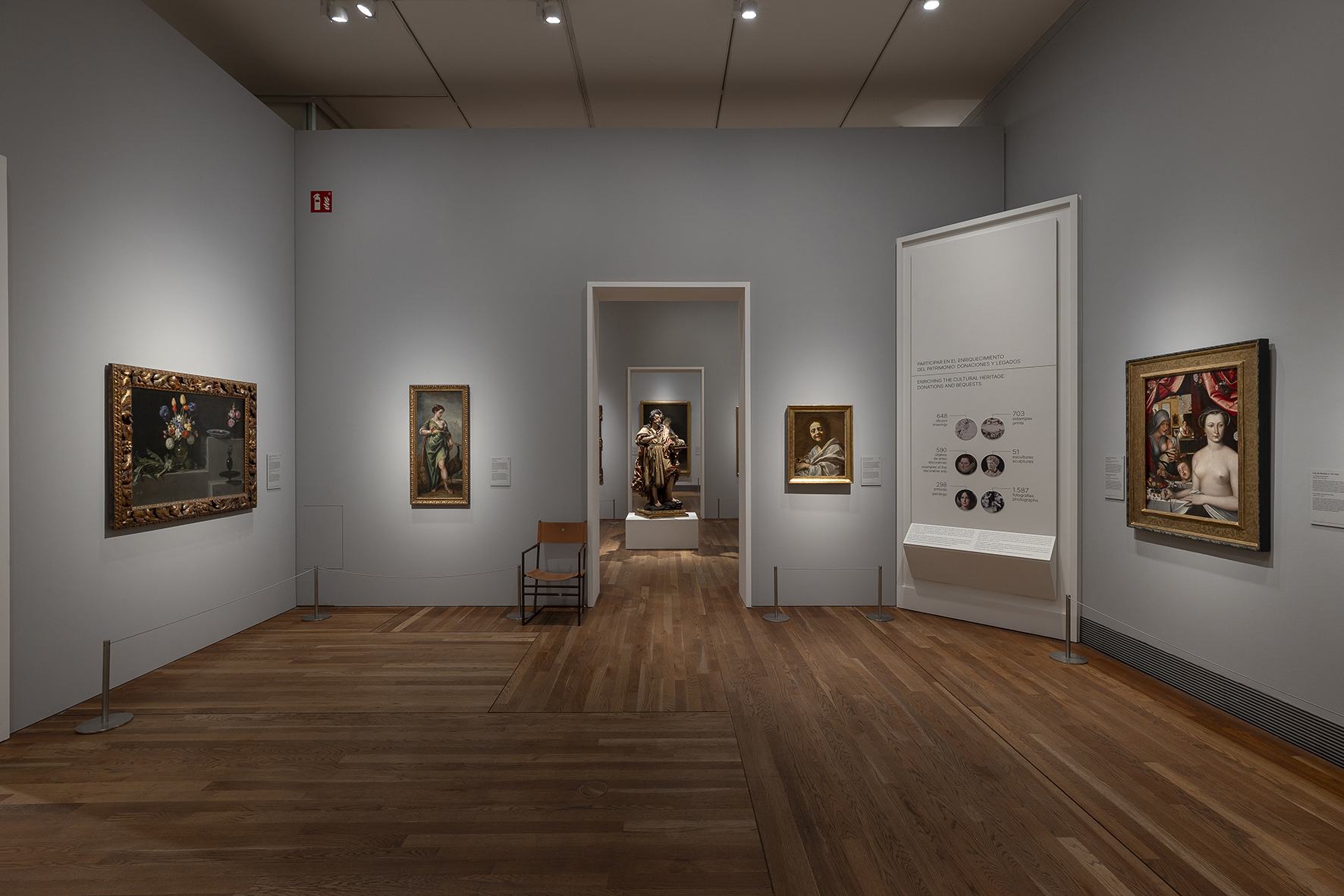 Image of the exhibition galleries “Prado. 21st Century”. Photo © Museo Nacional del Prado.