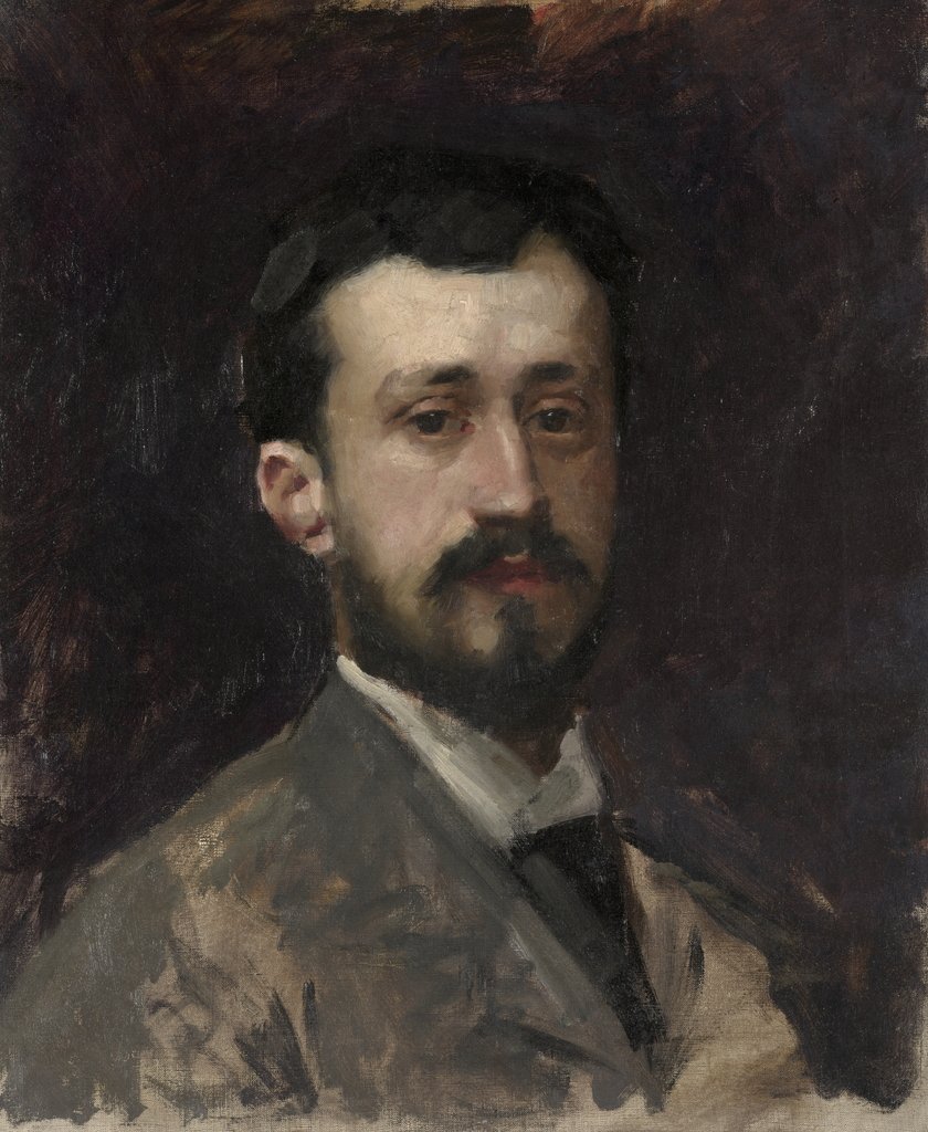 Ricardo de Madrazo, Self-portrait, oil on canvas, c. 1880