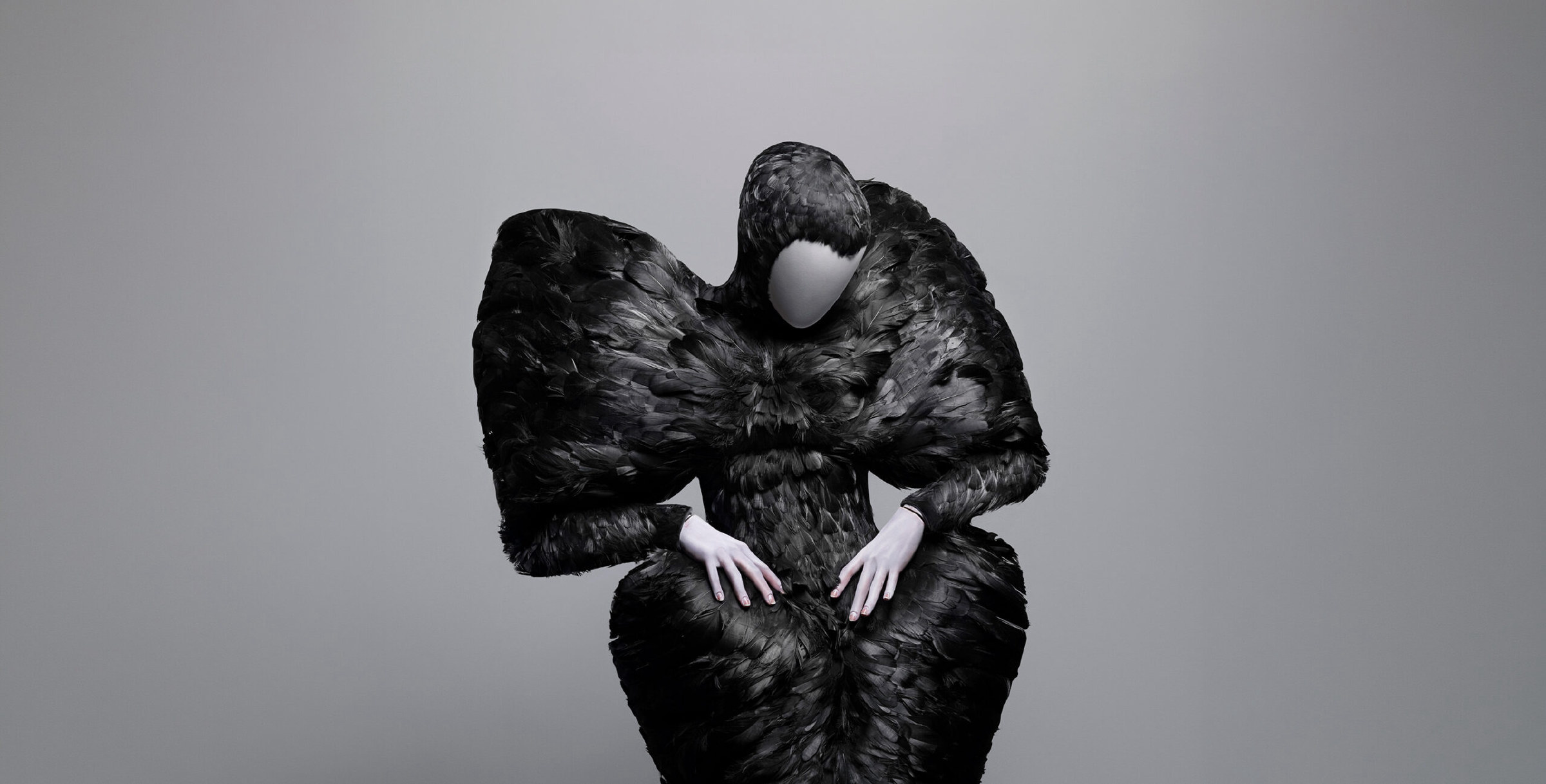 Exhibition image for Dior to McQueen: Fashioning Form