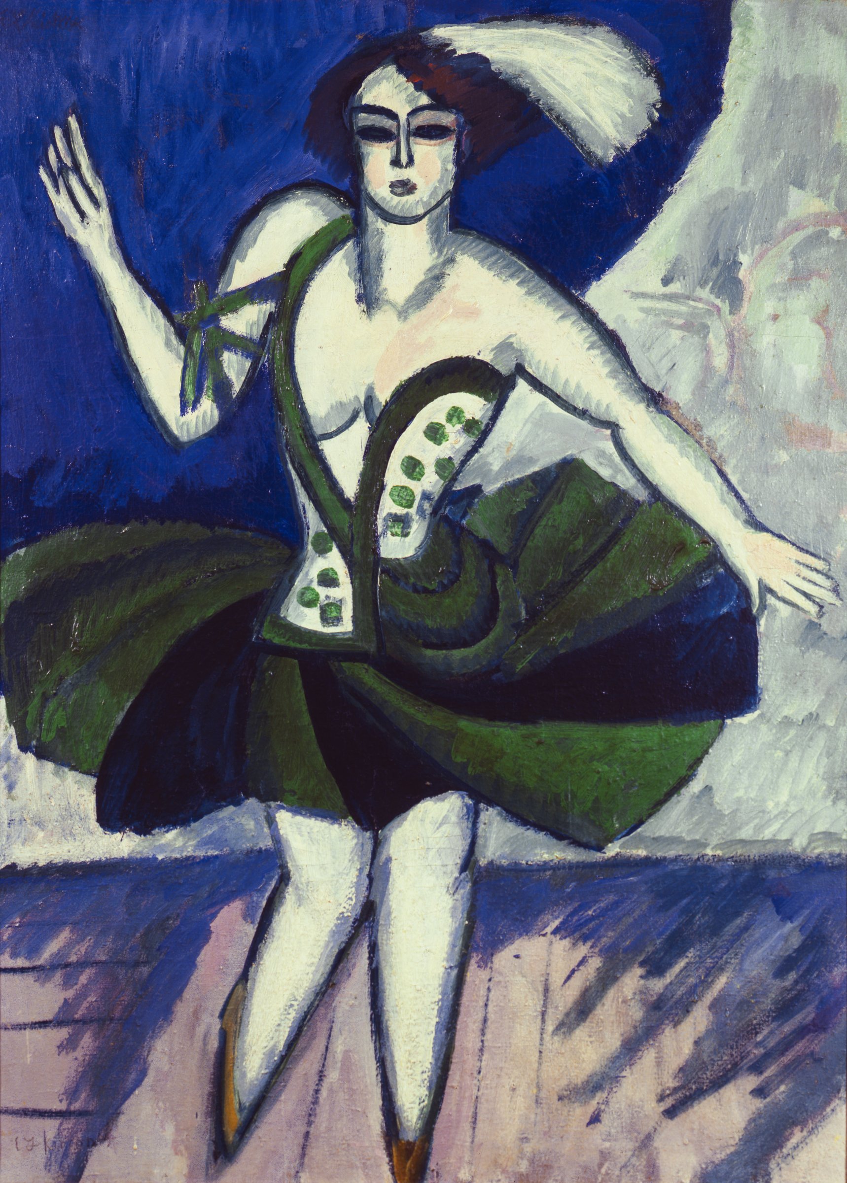 Ernst Ludwig Kirchner, The Russian Dancer Mela, 1911