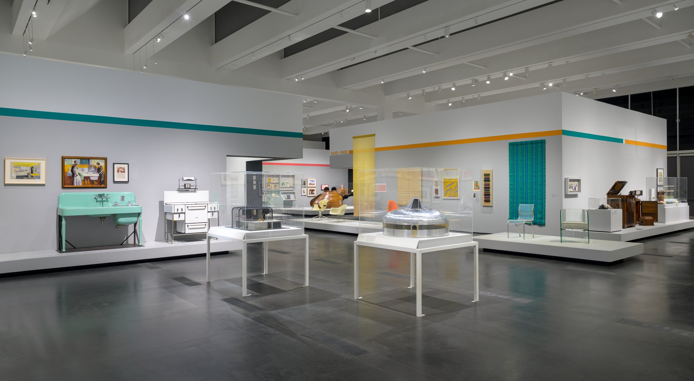Installation view of Home of the Future, 1925–1985: Designing Domestic Utopias at the Los Angeles County Museum of Art (1)