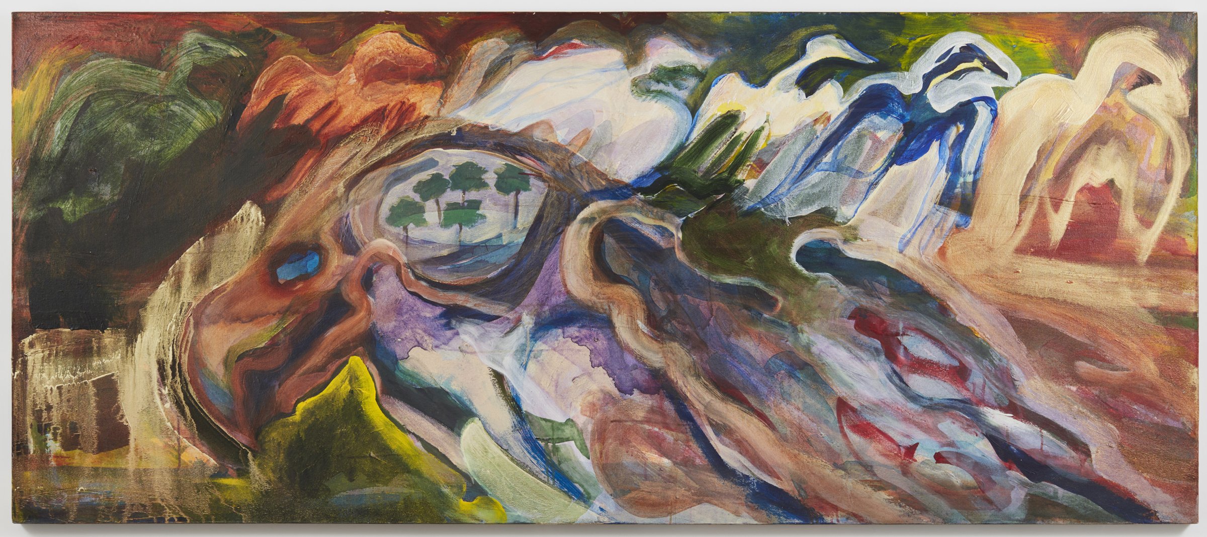 Suzanne Jackson, Migration, 1998, acrylic wash on canvas
