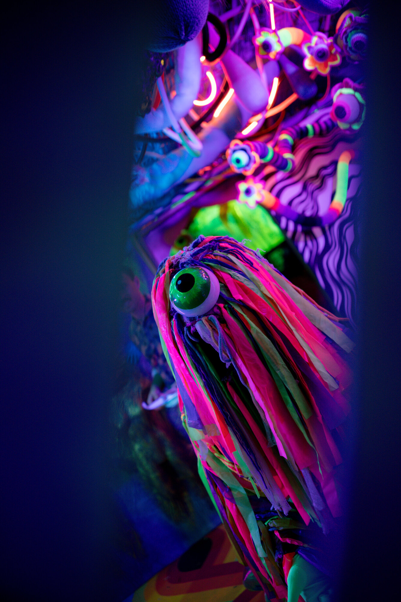 Sadie Young, Spookadelia, 2024, mixed-media installation, on view in The Tangled Self at the Denver Art Museum