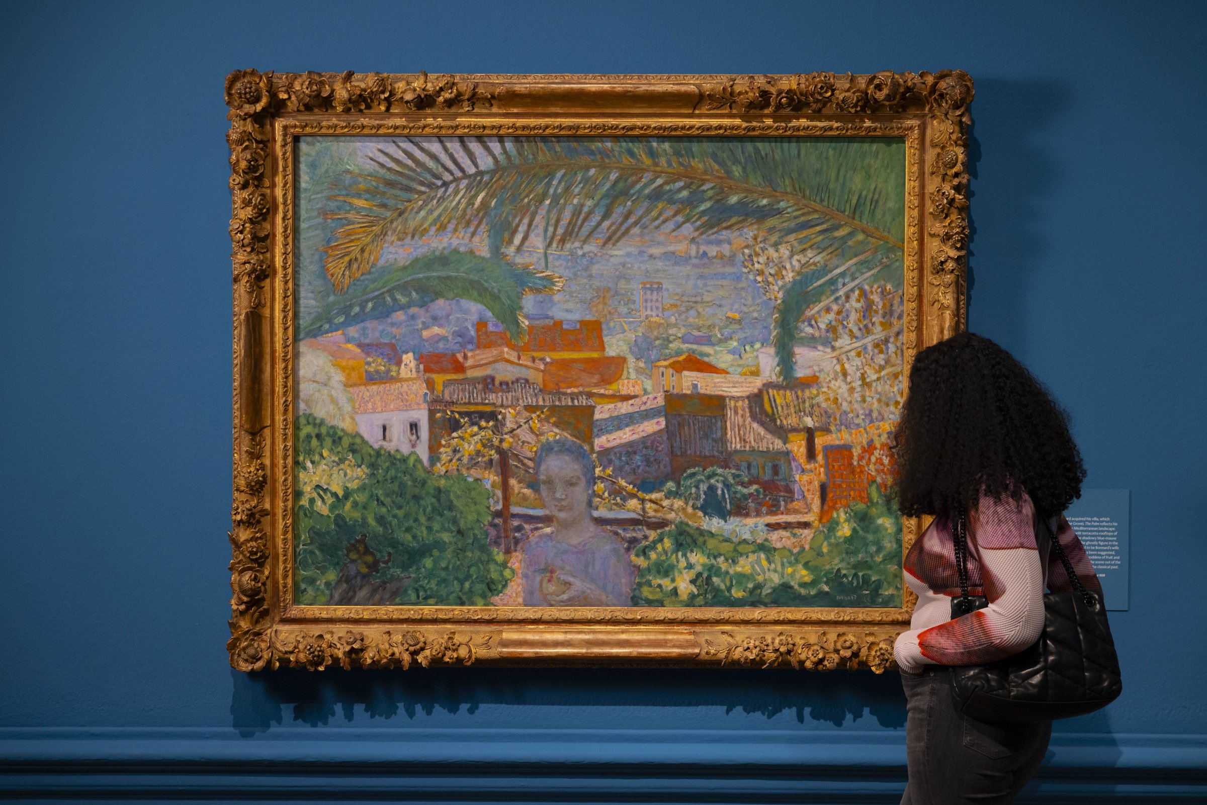 Painting the French Riviera at the Royal Academy of Arts, London: Pierre Bonnard’s The Palm on a gallery wall