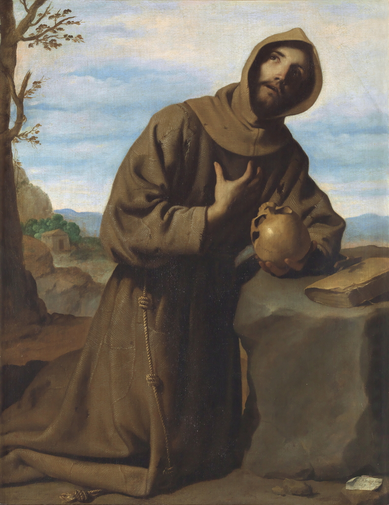 Saint Francis in prayer Francisco de Zurbarán Oil on canvas 1659 Donated by Plácido Arango Arias, 2015