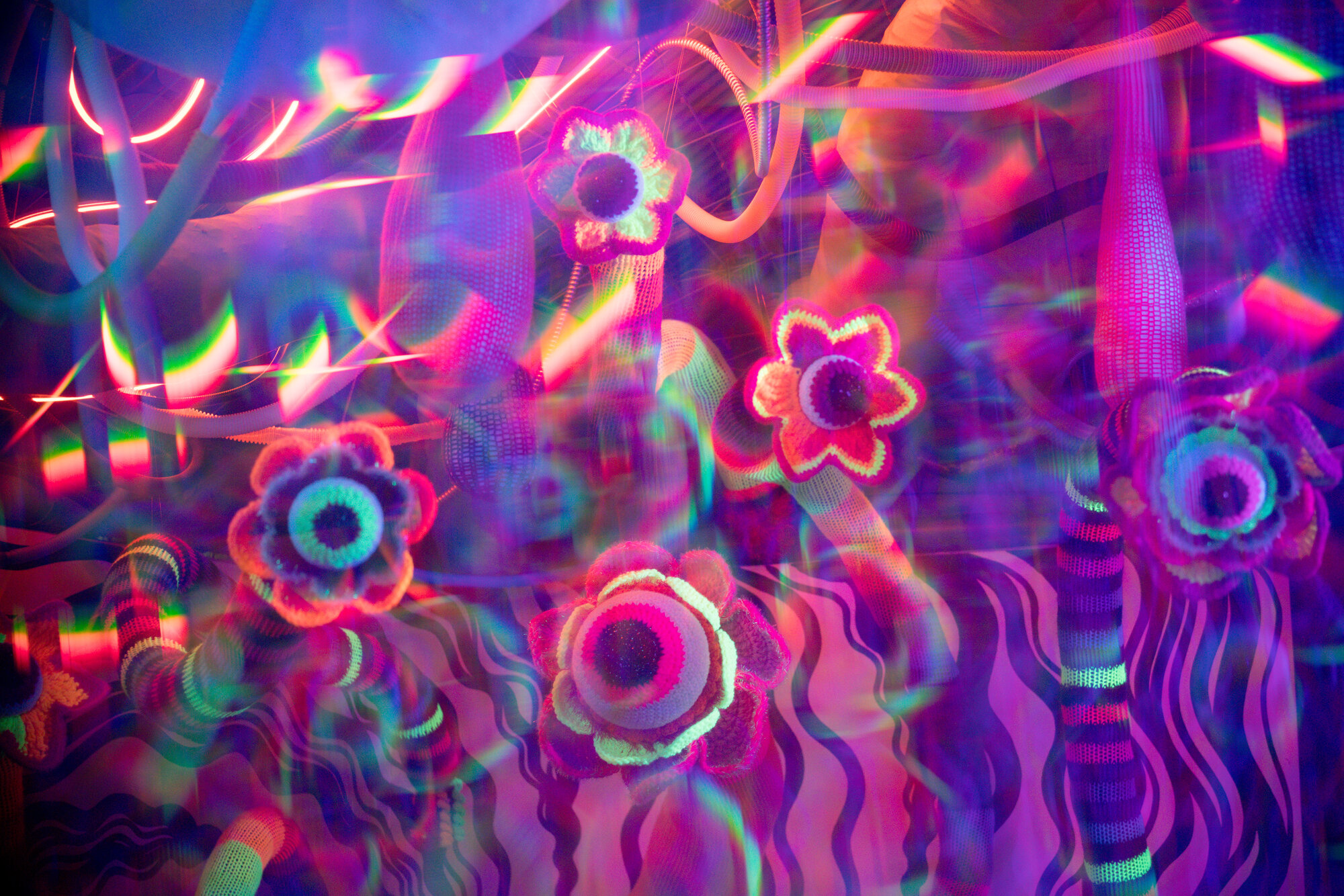 Sadie Young, Spookadelia, 2024, mixed-media installation, on view in The Tangled Self at the Denver Art Museum
